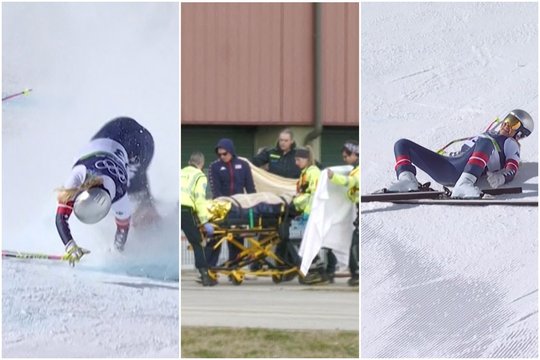 Naujausia žinia apie kraupiai kritusią legendinę L. Vonn – ligoninė pranešė apie operaciją