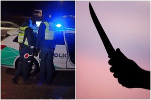 Prie daugiabučio laiptinės Vilniuje peiliu sužalotas vyras