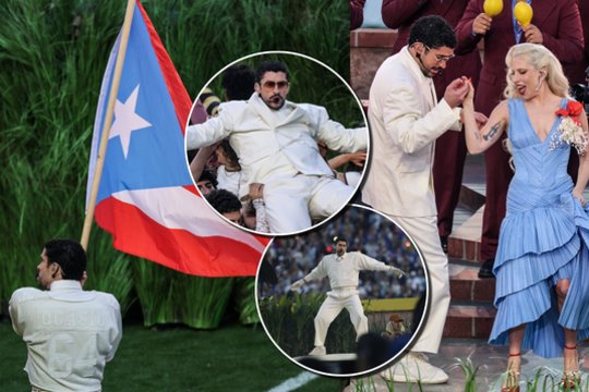 JAV nugriaudėjo „Super Bowl“ puota: po simboliais apipinto Bad Bunny šou – D. Trumpo kirčiai