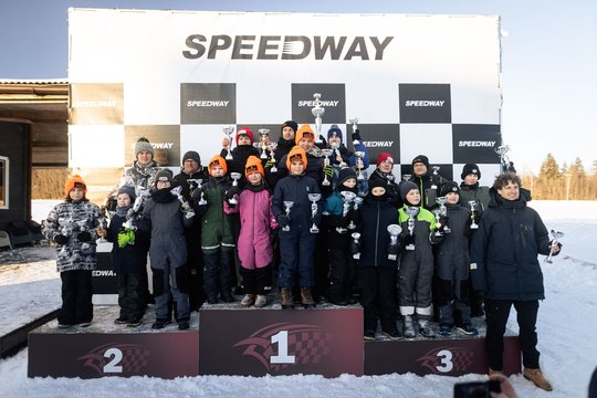 Ledas, sniegas ir asfaltas: kas buvo greičiausi Lietuvos kartingo federacijos žiemos taurėje?