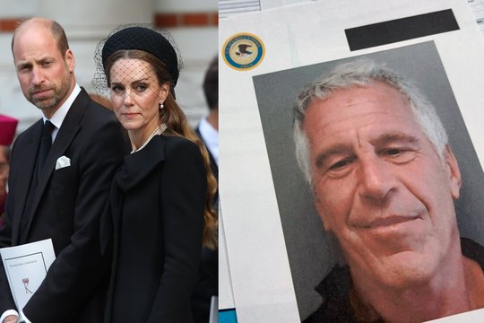 Po ažiotažą sukėlusių J. Epsteino dokumentų – princo Williamo ir C. Middleton reakcija: nutraukė tylą