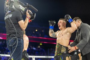 Dvi siautėjančios jėgos „UTMA 17“ ringe: M. Perednis gins titulą prieš R. Krilavičių