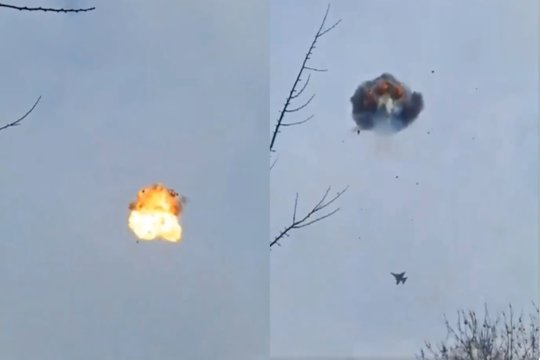 Karas Ukrainoje. Vaizdo įraše – įspūdingas Ukrainos F-16 naikintuvo manevras