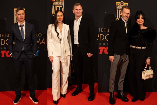 Į LFF apdovanojimus plūdo kviestiniai svečiai: atvyko ir G. Grygolaitytė-Vasha su retai matomu mylimuoju