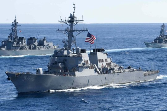 JAV pajėgos Indijos vandenyne perėmė laivą, kuris pažeidė blokadą Karibuose