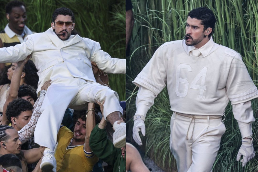 Ant „Super Bowl“ scenos Bad Bunny nustebino pasirinkęs itin biudžetinį prekės ženklą: ką tai apie jį sako?