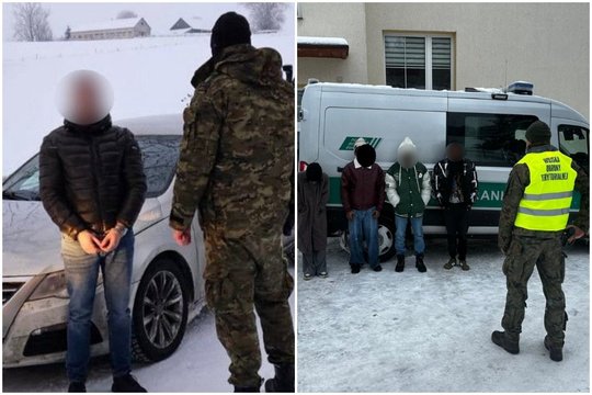 Dėl neteisėto migrantų gabenimo Lenkijoje sulaikytas dar vienas lietuvis