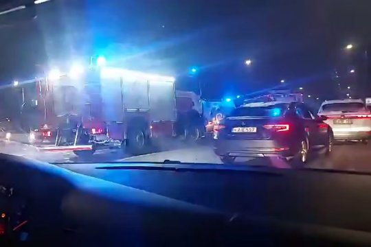 Avarija Kaune: susidūrė troleibusas ir lengvasis automobilis