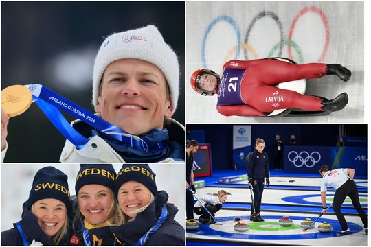 Ketvirtą olimpiados dieną – įspūdinga slidinėjimo sprinto pakyla: ją užėmė visos trys švedės