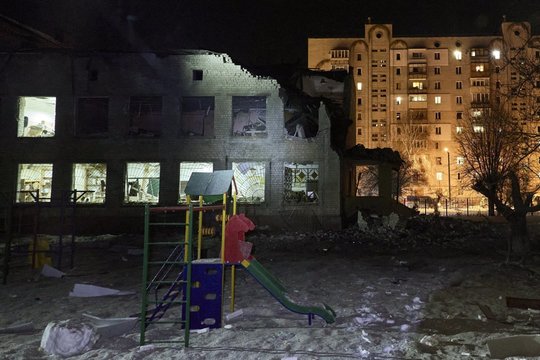 Rytų Ukrainoje – aukų pareikalavęs smūgis: žuvo 4 žmonės, tarp jų 3 mažamečiai