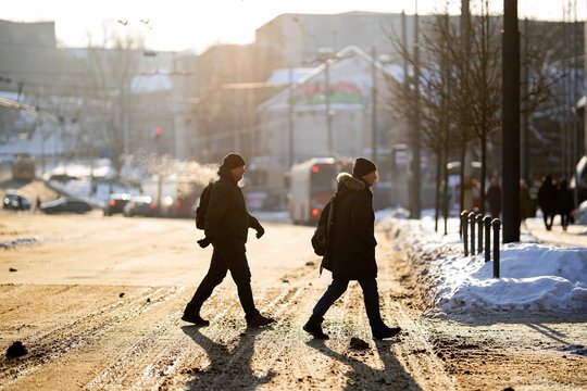 Per šalį slinks krituliai: sulauksime sniego, šlapdribos, vietomis pereinančios į lietų