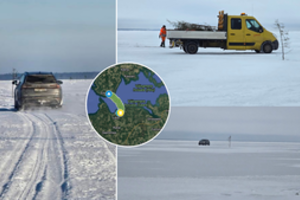 Baltijos jūroje atidarytas tikras ledo kelias: vairuotojams – daugybė neįprastų taisyklių