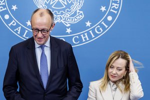 G. Meloni ir F. Merzas – naujoji ES galios ašis