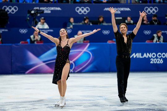 Olimpinių medalių šiluma ant šaltojo ledo Milane – ledo šokėjai A. Reed ir S. Ambrulevičius siekia apdovanojimų