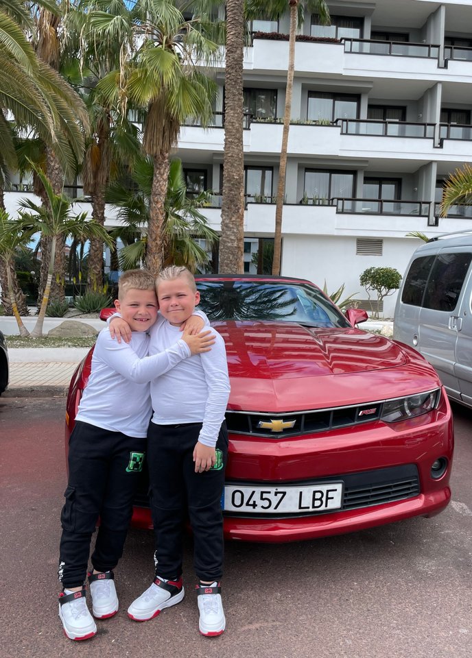 Merūno Vitulskio vaikai.<br>Asmeninio albumo nuotr.