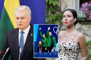 Po įspūdingo čiuožėjų pasirodymo – F. M. Leščiauskaitės kirčiai prezidentui: rėžė be užuolankų