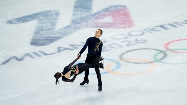 Išgyvenkite magiškas A. Reed ir S. Ambrulevičiaus akimirkas: pasigrožėkite olimpiniu šokiu
