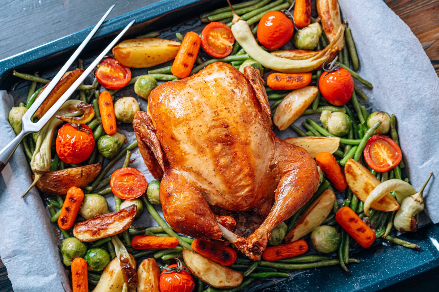 Keptas viščiukas.<br> Pranešimo spaudai nuotr.