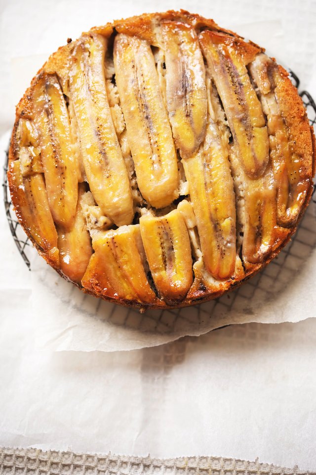 Bananų pyragas.<br> Pranešimo spaudai nuotr.