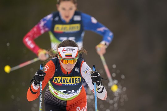 Lietuvės įveikė 10 kilometrų olimpinę trasą be sensacijų, bet pralaimėjusios ir egzotinių šalių slidininkėms 