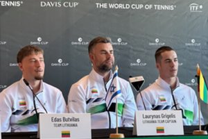 Lietuvos rinktinė susigrums su legendinio N. Džokovičiaus serbais