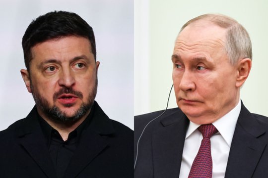 Karas Ukrainoje. V. Zelenskis atskleidė, kokiu atveju nepasirašys taikos sutarties