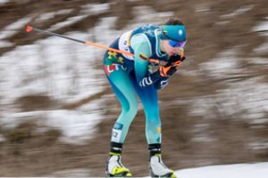 Olimpinėje slidinėjimo trasoje I. Dainytė pasiekė asmeninį rekordą, o bebaimę E. Savickaitę pristabdė lūžusi lazda