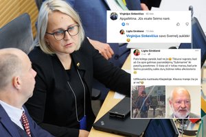 „Įkąsti“ E. Gentvilui panorusi L. Girskienė persigalvojo: aistras sukėlusį įrašą jau ištrynė