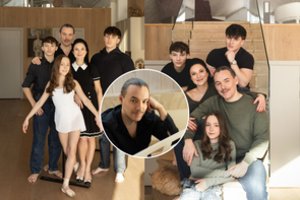 Kostas Smoriginas su šeima atvėrė naujus namus Markučiuose: „Svajojau apie visiškai kaimišką vietą“