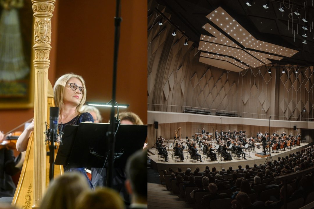 Arfos virtuozė V. Grencevičiūtė – apie svarbų vaidmenį LVSO ir muzikantų kasdienybę: „Aukojau asmeninį laiką“