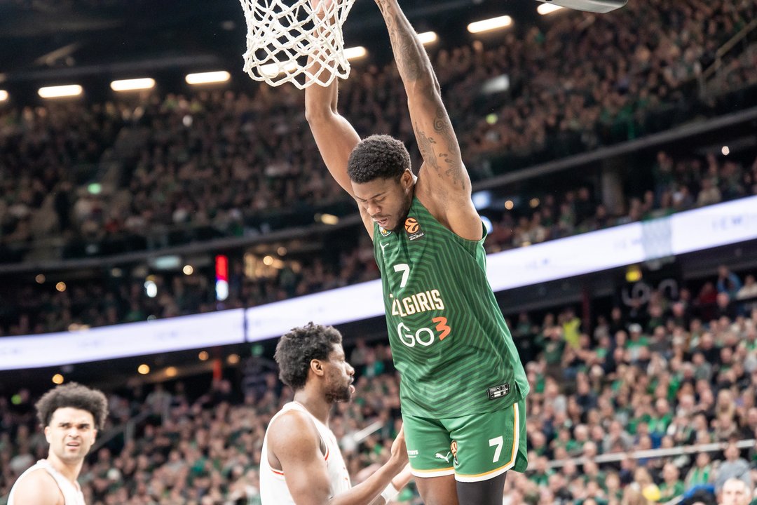 Įvertinimas „Žalgirio“ aukštaūgiui – pripažintas geriausiu savaitės krepšininku