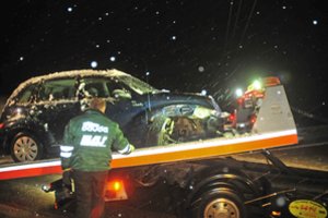 Šeštadienį siautėjo girti kelių ereliai: vienas rėžėsi į kavos aparatą, kitas atsidūrė pusnyje