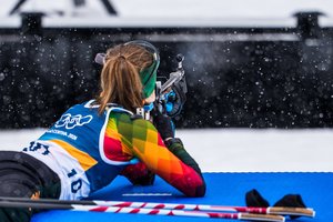 J. Traubaitė klydo visų šaudymų metu, auksą dramatiškai iškovojo italė