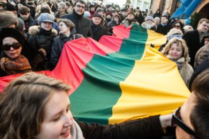 Šalyje minimos 108-osios Lietuvos valstybės atkūrimo metinės