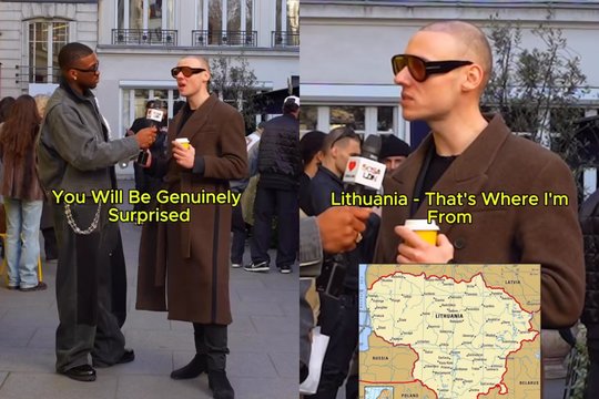 Gatvės interviu su lietuviu virto sensacija: jo pareiškimas apie mūsų šalį nustebino tūkstančius