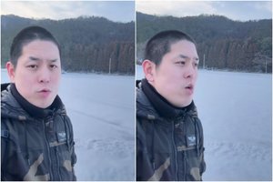 Tautiškos giesmės eilutės – japono lūpomis: nufilmavo, kaip švenčia Vasario 16-ąją