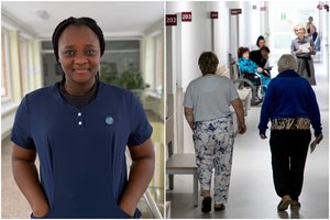 Nigerietė slaugytoja atrado Klaipėdą: lietuvių kalbos mokosi iš Jessicos Shy dainų