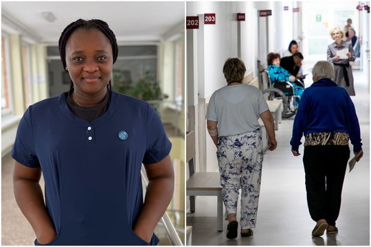 Nigerietė slaugytoja atrado Klaipėdą: lietuvių kalbos mokosi iš Jessicos Shy dainų