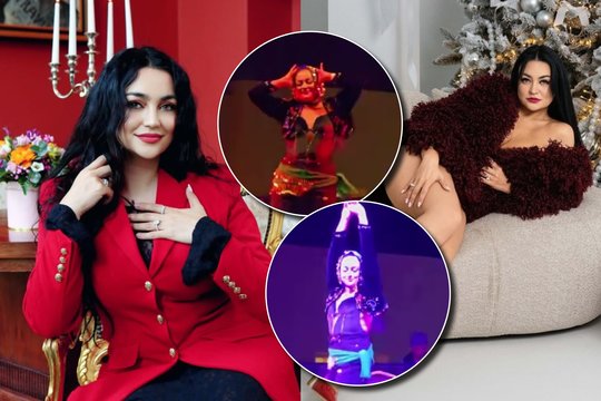 Monika Falcon turistams Egipte demonstravo viliojantį šokį: akį traukė išskirtinis įvaizdis
