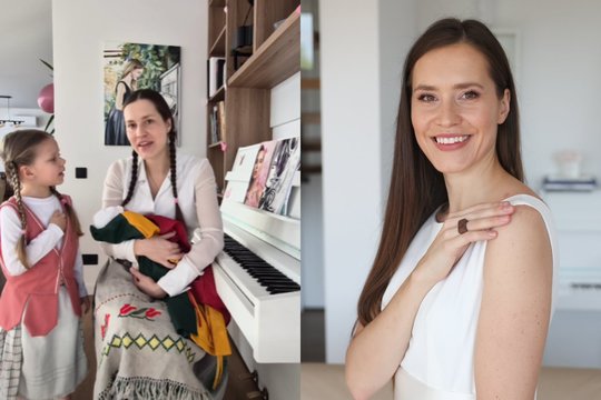 Ieva Dūdaitė pasirodė su naujagime dukra: vaizdo įrašas sujaudino tūkstančius