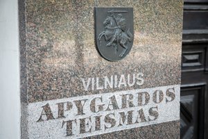 Teismas atmetė „Z“ simbolį ant JAV herbo išpaišiusio vilniečio skundą