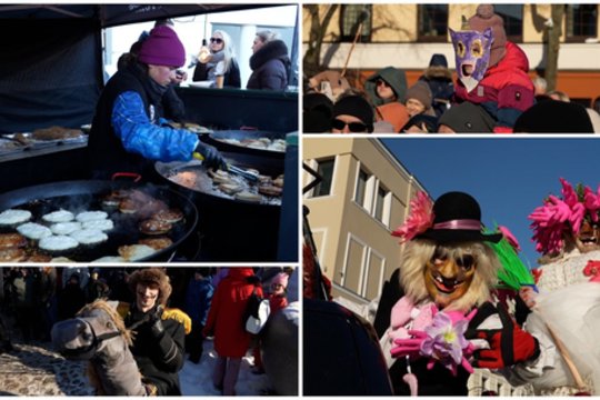 Triukšmingas žiemos išvarymas: Žemaitijoje – persirengėlių pasirodymas