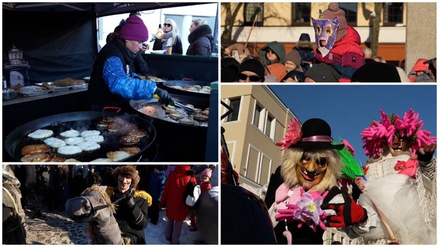 Triukšmingas žiemos išvarymas: Žemaitijoje – persirengėlių pasirodymas