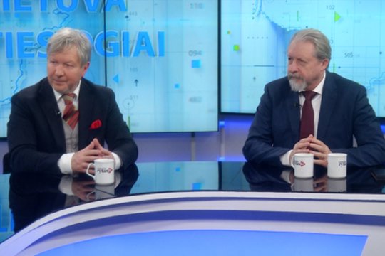 Karšti A. Kasparavičiaus ir A. Butkevičiaus debatai: ar karą sustabdysime karu?