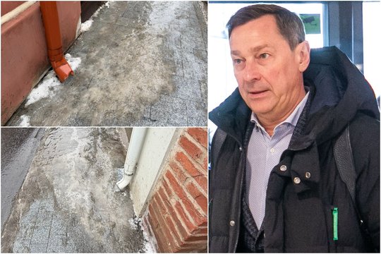 Vaizdelis sostinės centre privertė nustebti: „Vilniečiai griūva ne dėl žiemos“