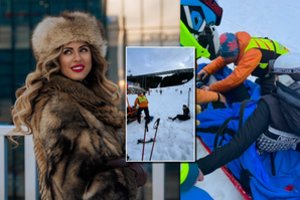 Slovakijoje slidinėjusi lietuvė patyrė košmarą – į ją trenkėsi dideliu greičiu trenkęsis slidininkas: „Svarbiausia – aš gyva“