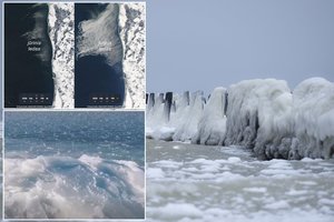 Latvijoje – nekasdieniai vaizdai: tokių jūros pokštų galime greit sulaukti ir Lietuvoje