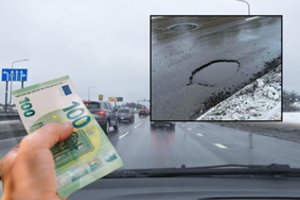 „Pagavę“ duobę vairuotojai žalą skaičiuoja tūkstančiais: štai kaip reikalauti kompensacijos iš draudikų ir savivaldybės