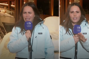 Žurnalistė olimpiados eteryje pasirodė neblaivi: kalbėjo apie iguanas ir darė sniego angelus