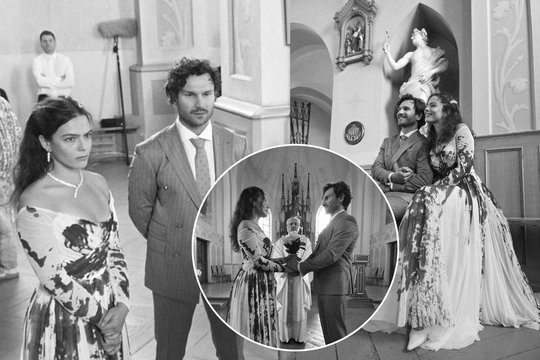 Vestuvių scenoje filme vaidinęs V. Baumila prakalbo apie savąsias: „Nebūtų labai malonu“